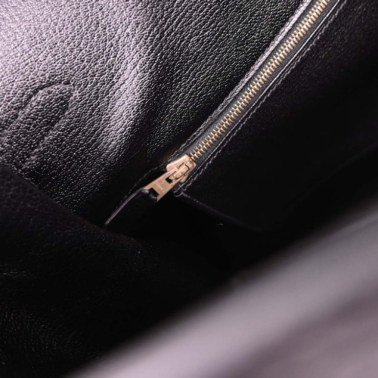 Hermes Black Ardennes Birkin 40 Handbag 13*Square: F 116393