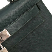 Hermes Vert Cypres Epsom Kelly 28 Sellier 2way Handbag CHA368TN 116405