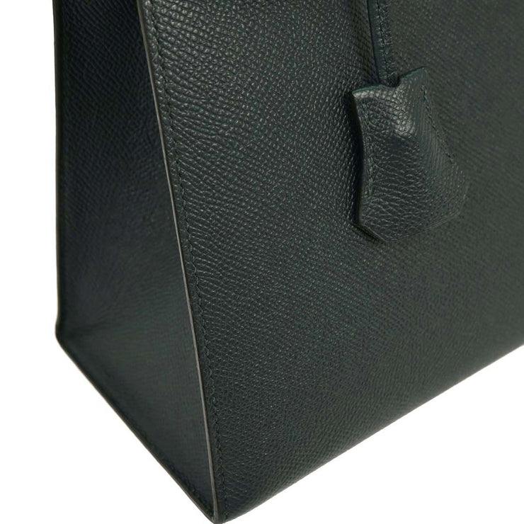 Hermes Vert Cypres Epsom Kelly 28 Sellier 2way Handbag CHA368TN 116405