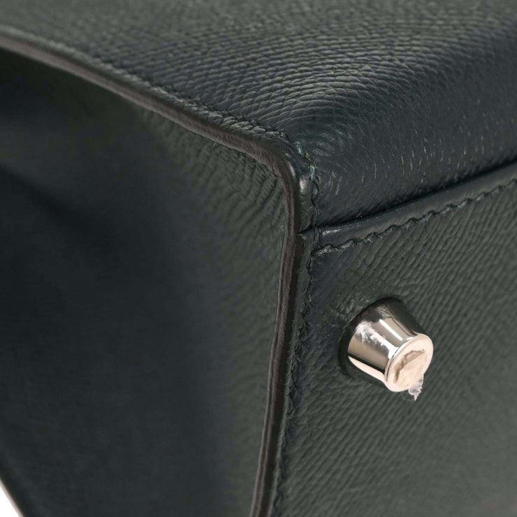 Hermes Vert Cypres Epsom Kelly 28 Sellier 2way Handbag CHA368TN 116405