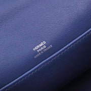 Hermes Blue Electric Swift Kelly Pochette Handbag Square: O 123.S 116407
