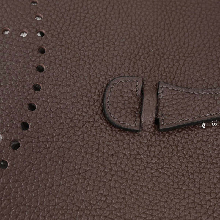 Hermes Chocolat Togo Evelyne 3 29 PM Shoulder Bag JSquare: P 4C 116419