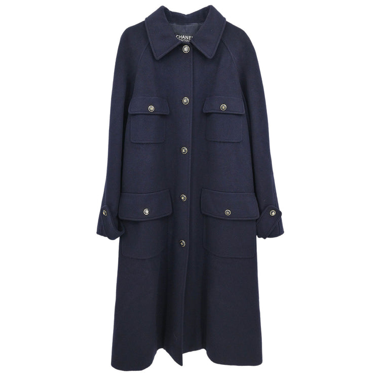 Chanel Coat Black 95A #40 124318