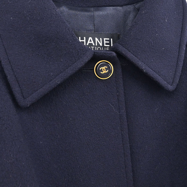 Chanel Coat Black 95A #40 124318