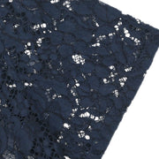 Prada Short Sleeve Lace Top Navy APD1 2015 4403 #42 124327