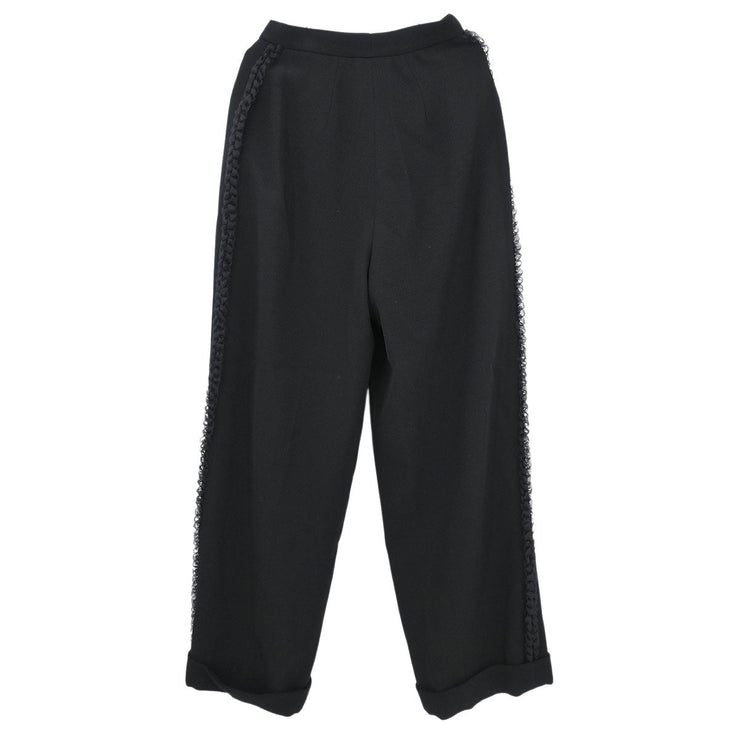 Chanel Long Pants Black 95A #34 124332