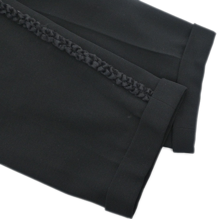 Chanel Long Pants Black 95A #34 124332