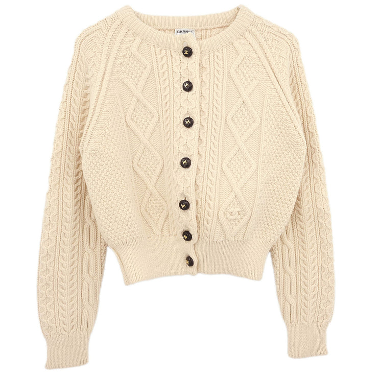 Chanel Cardigan Fisherman Off-white 124524