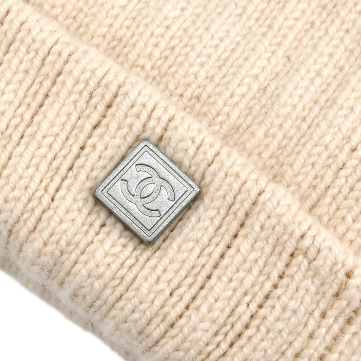 Chanel Gloves Sport Line White Cashmere 124648