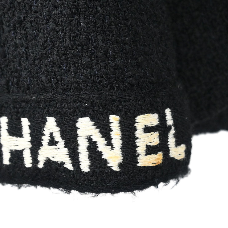 Chanel Single Breasted Jacket Black 95A #36 124958