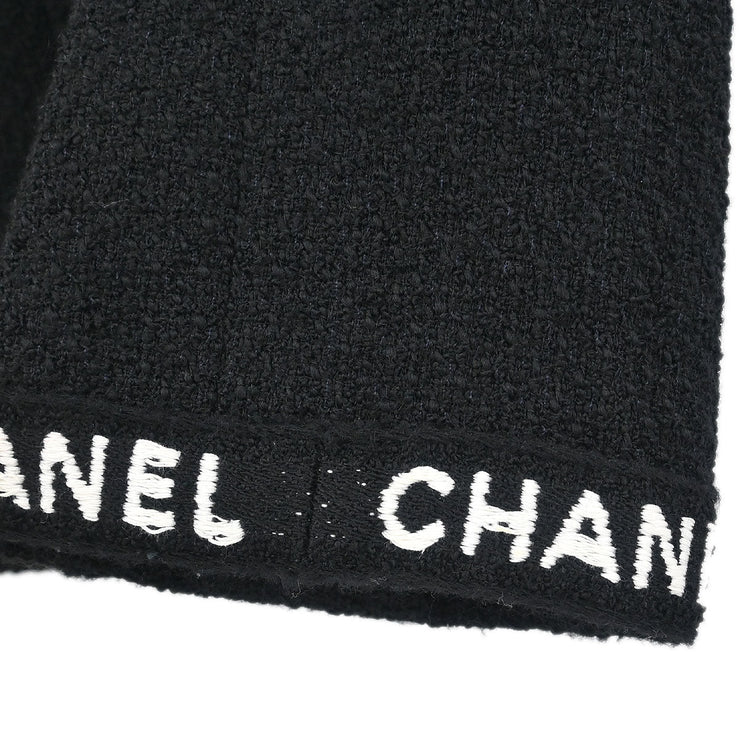 Chanel Single Breasted Jacket Black 95A #36 124958