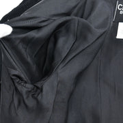 Chanel Single Breasted Jacket Black 95A #36 124958