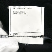 Chanel Single Breasted Jacket Black 95A #36 124958