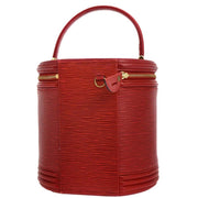 Louis Vuitton Red Epi Cannes Vanity Handbag M48037 AS0966 124976