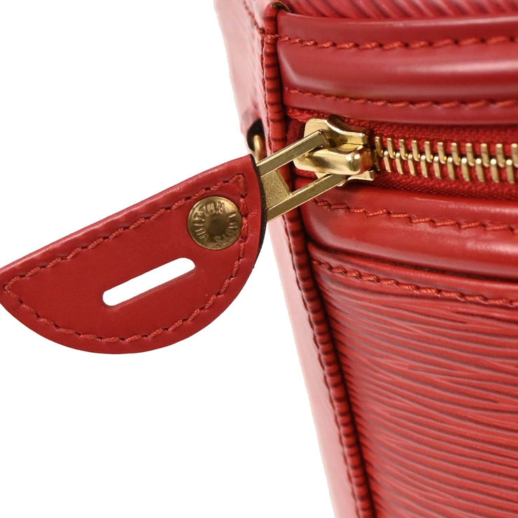 Louis Vuitton Red Epi Cannes Vanity Handbag M48037 AS0966 124976