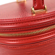 Louis Vuitton Red Epi Cannes Vanity Handbag M48037 AS0966 124976