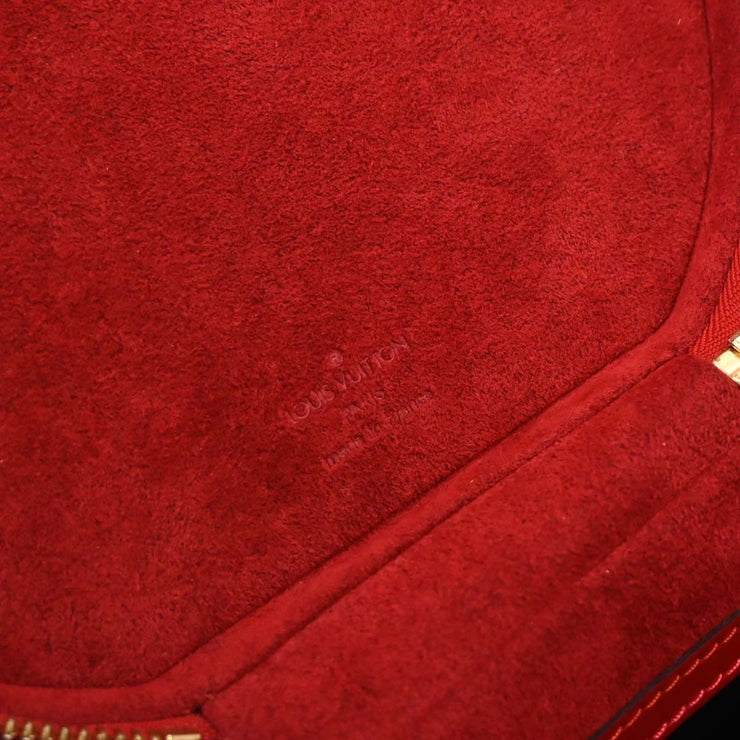 Louis Vuitton Red Epi Cannes Vanity Handbag M48037 AS0966 124976