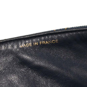 Chanel Blue Denim Top Handle Handbag 124985