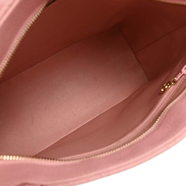 Chanel Pink Calfskin Medallion Tote Handbag 124987