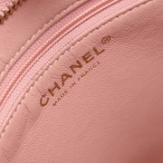 Chanel Pink Calfskin Medallion Tote Handbag 124987