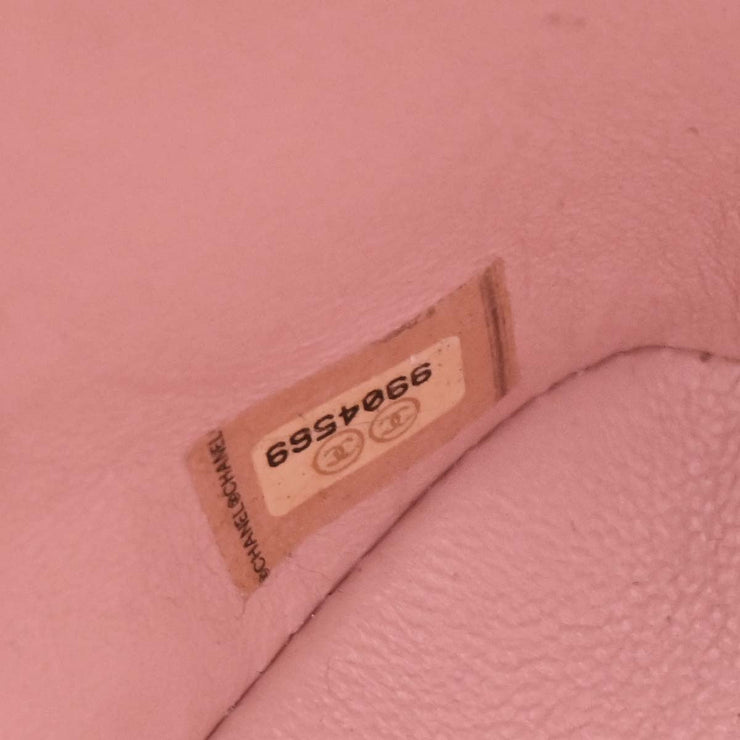 Chanel Pink Calfskin Medallion Tote Handbag 124987