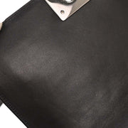 Boy Chanel Black Patent Leather Medium Shoulder Bag 124988