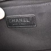 Boy Chanel Black Patent Leather Medium Shoulder Bag 124988