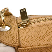Chanel Beige Calfskin Handbag 124992