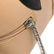 Chanel Beige Calfskin Cambon Ligne Bowling Bag 124994