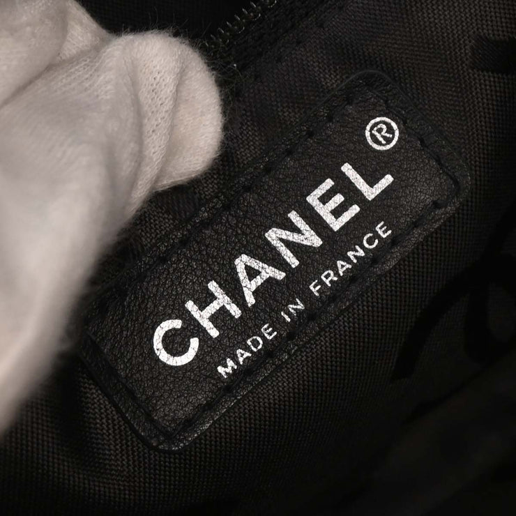 Chanel Beige Calfskin Cambon Ligne Bowling Bag 124994