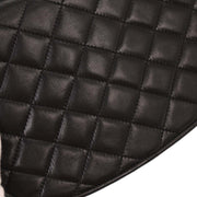 Chanel Black Lambskin Paris Shoulder Bag 124995