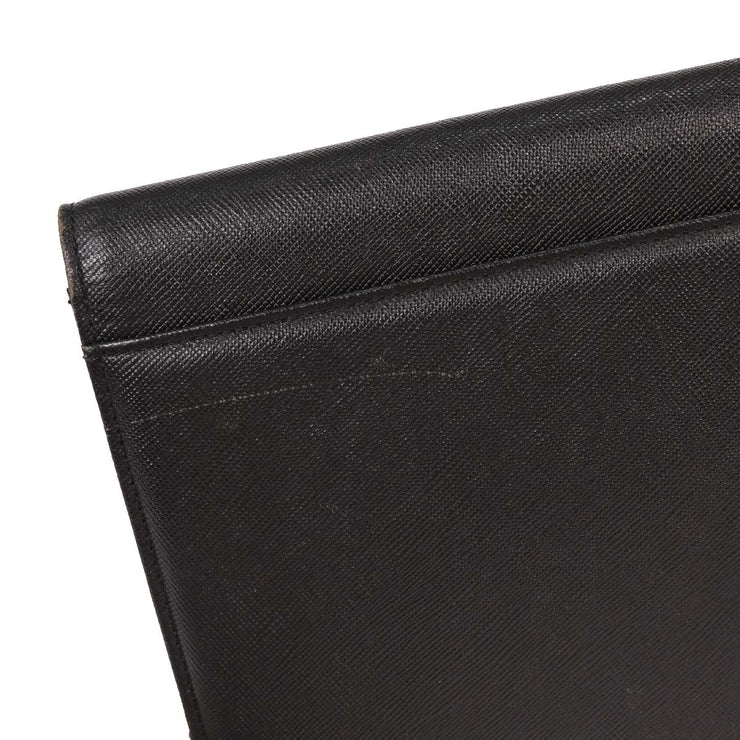 Yves Saint Laurent Black Leather Clutch Bag 124999