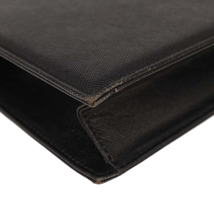Yves Saint Laurent Black Leather Clutch Bag 124999