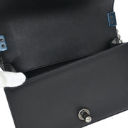 Boy Chanel Black Chevron Lambskin Small Chain Shoulder Bag 125002