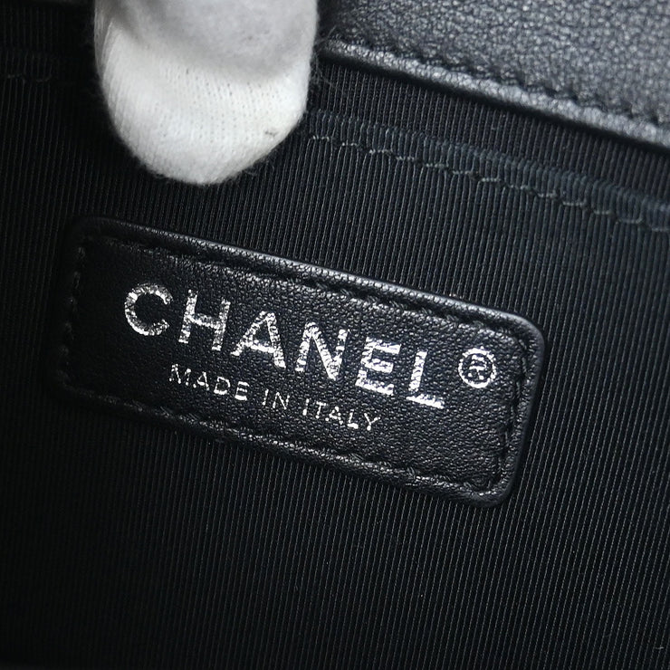 Boy Chanel Black Chevron Lambskin Small Chain Shoulder Bag 125002