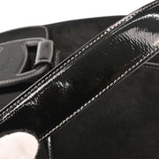 Salvatore Ferragamo Black Suede Vara Handbag AU-21/3764 125016