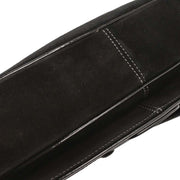 Salvatore Ferragamo Black Suede Vara Handbag AU-21/3764 125016