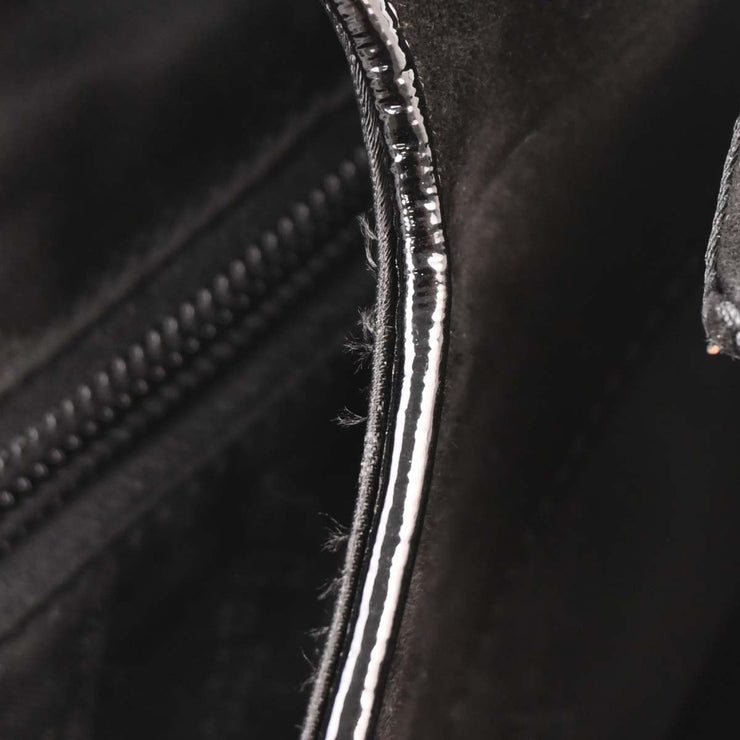 Salvatore Ferragamo Black Suede Vara Handbag AU-21/3764 125016
