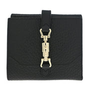 Gucci Black Pigskin Jackie Wallet 141435.3661 125017