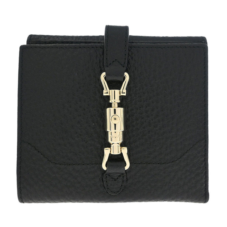 Gucci Black Pigskin Jackie Wallet 141435.3661 125017