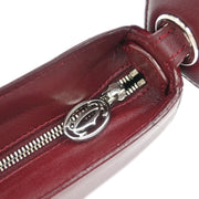 Cartier Bordeaux Leather Handbag ELKD 125021
