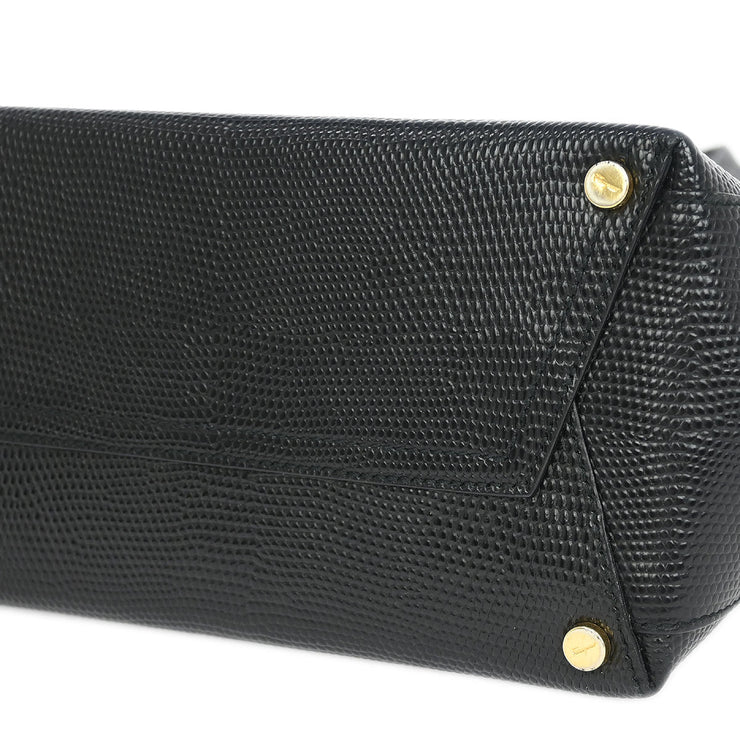 Salvatore Ferragamo Black Vara 2way Handbag AQ-21 8252 125022