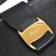 Salvatore Ferragamo Black Vara 2way Handbag AQ-21 8252 125022