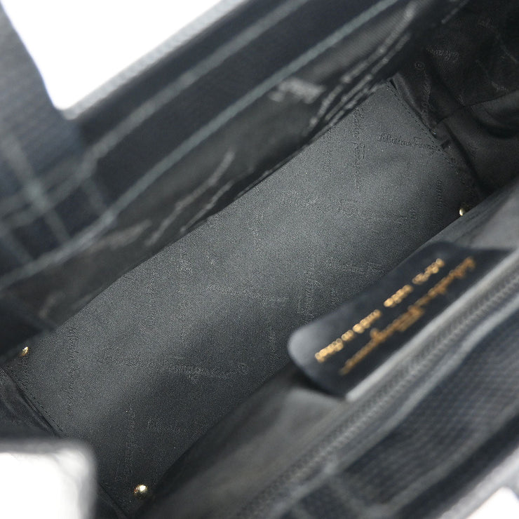 Salvatore Ferragamo Black Vara 2way Handbag AQ-21 8252 125022