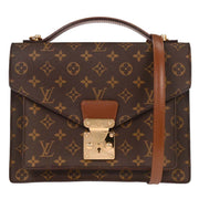 Louis Vuitton Monogram Monceau 28 Business Handbag M51185 SR0094 125035