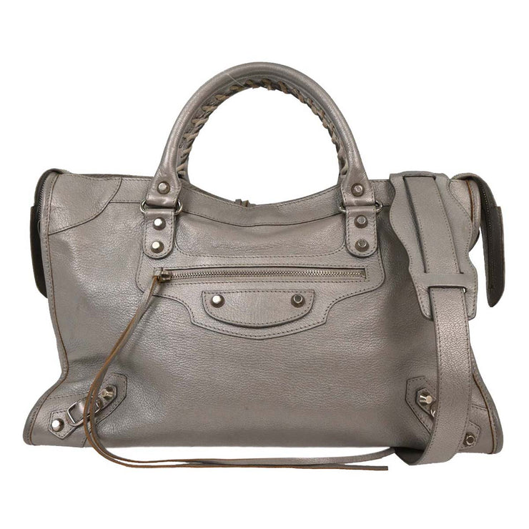 Balenciaga Silver The City Handbag 115748.1460 J.002123 125037