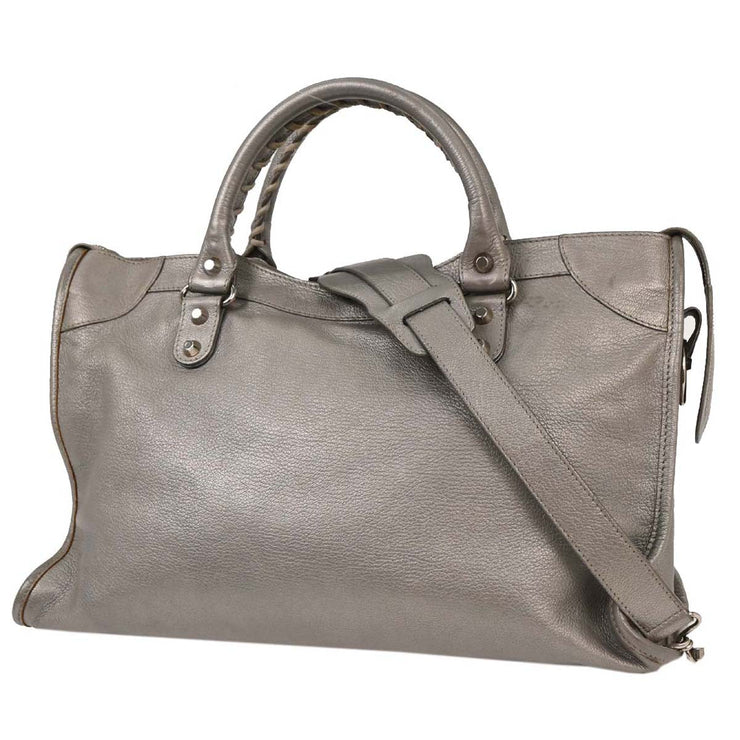 Balenciaga Silver The City Handbag 115748.1460 J.002123 125037