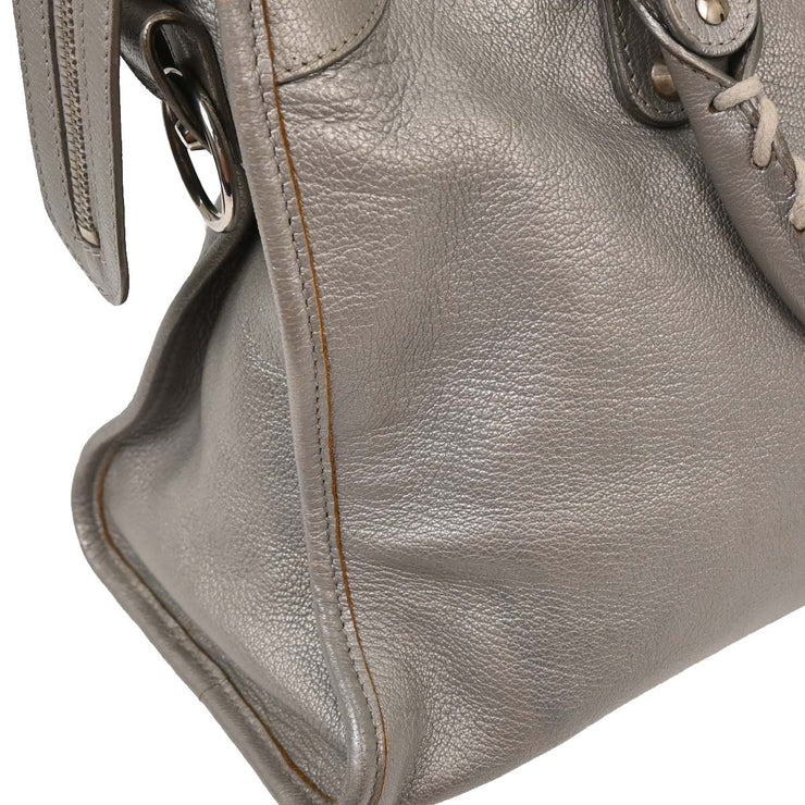 Balenciaga Silver The City Handbag 115748.1460 J.002123 125037