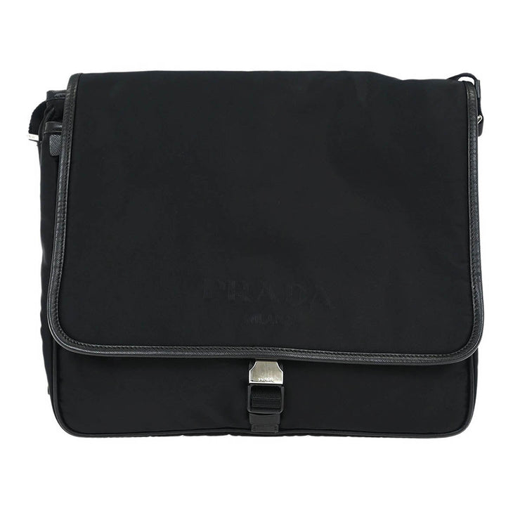 Prada Black Nylon Shoulder Bag 31/O 165 125041