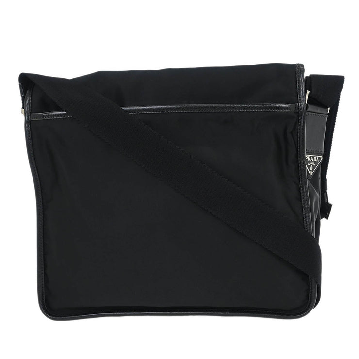 Prada Black Nylon Shoulder Bag 31/O 165 125041